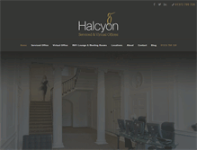 Tablet Screenshot of halcyonoffices.com